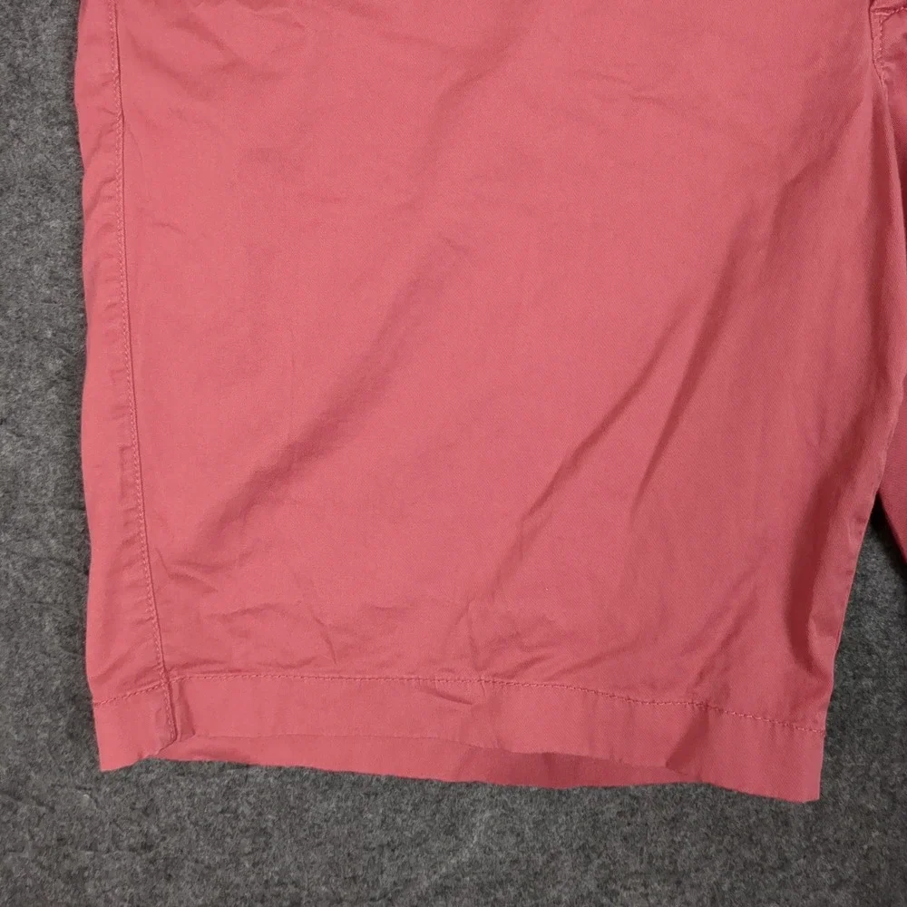 J.Crew Mens Stretch Chino Shorts 35 9 Salmon Pink Casual Summer Preppy 77388